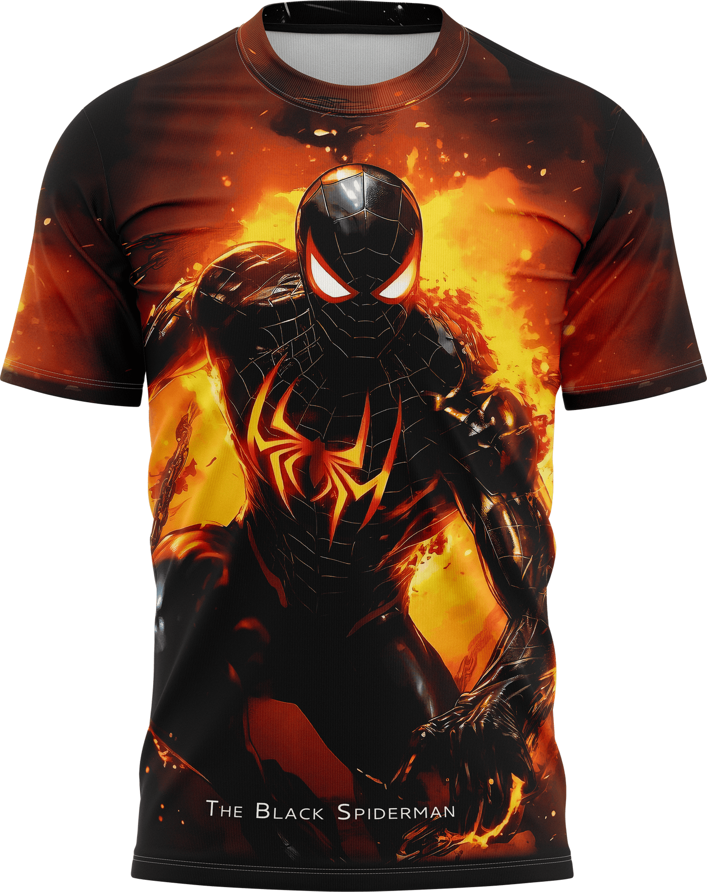The Black Spiderman - 4320p GRAPHIC T-shirt | AIGenz
