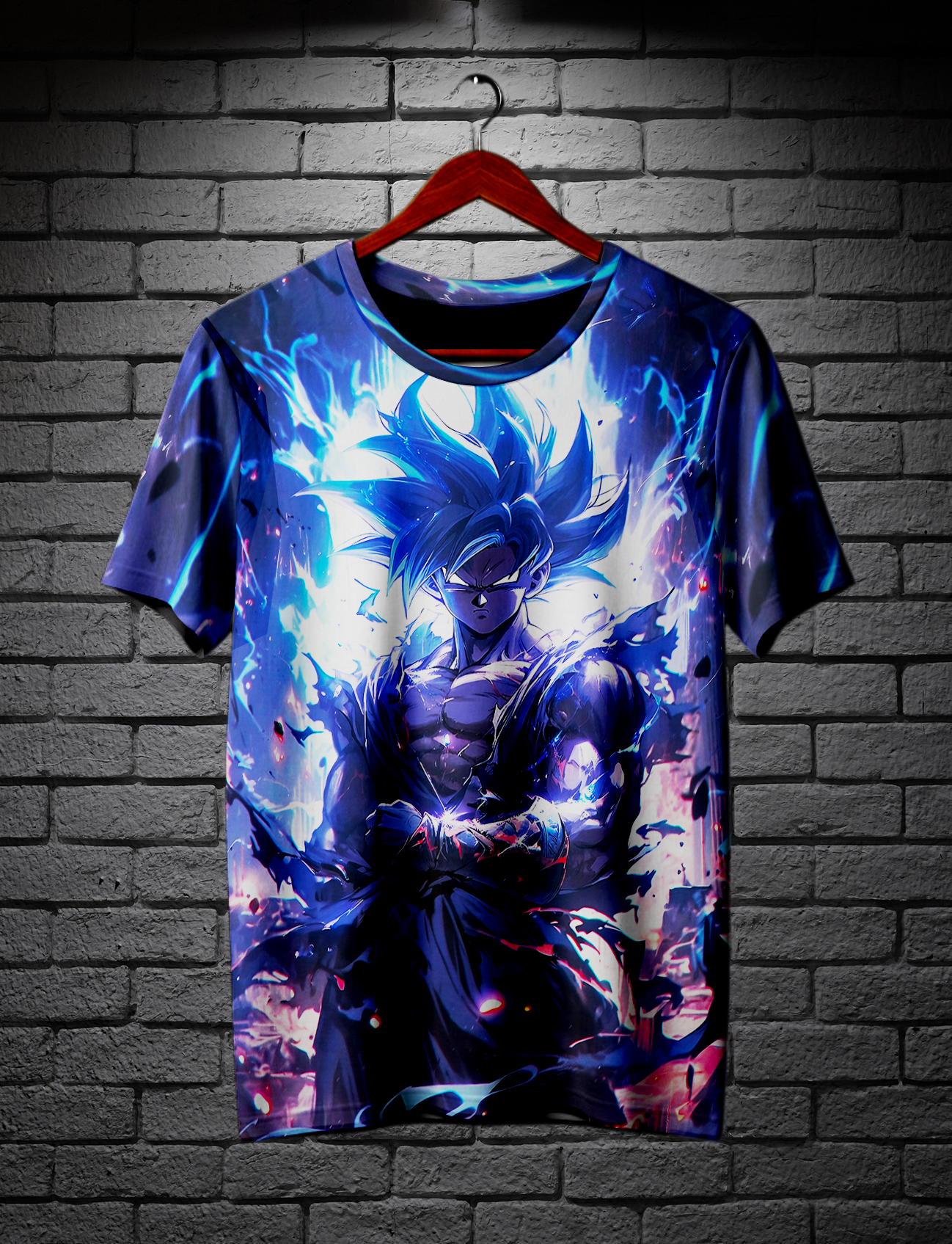 Goku Blue Electrolyte 2.0 GRAPHIC T-shirt | AIGenz