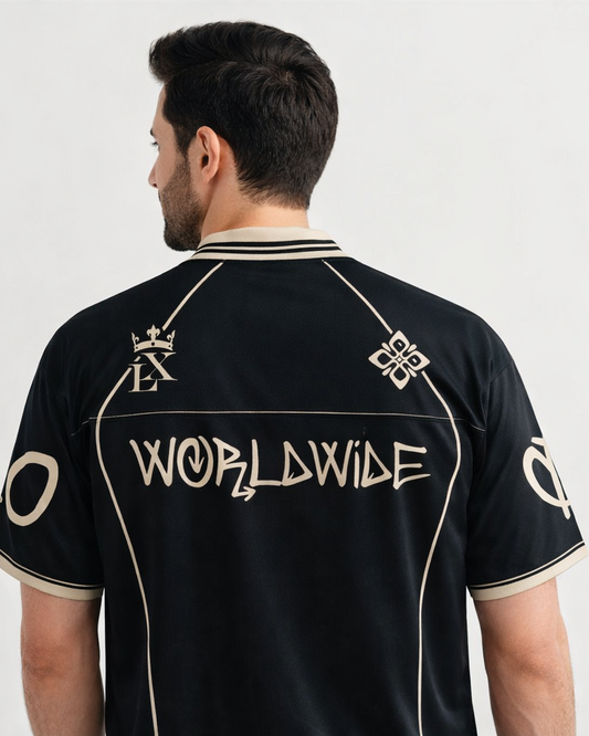 Worldwide: Elite 01 Global Unity Kit Gold Laurel Graphic Polo T-shirt