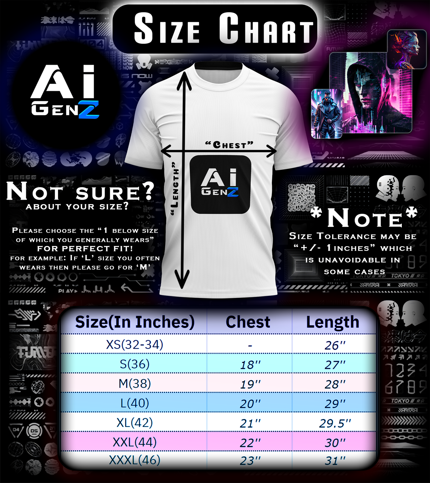 Futuristic Deity UHD Graphic T-shirt | AIGenz
