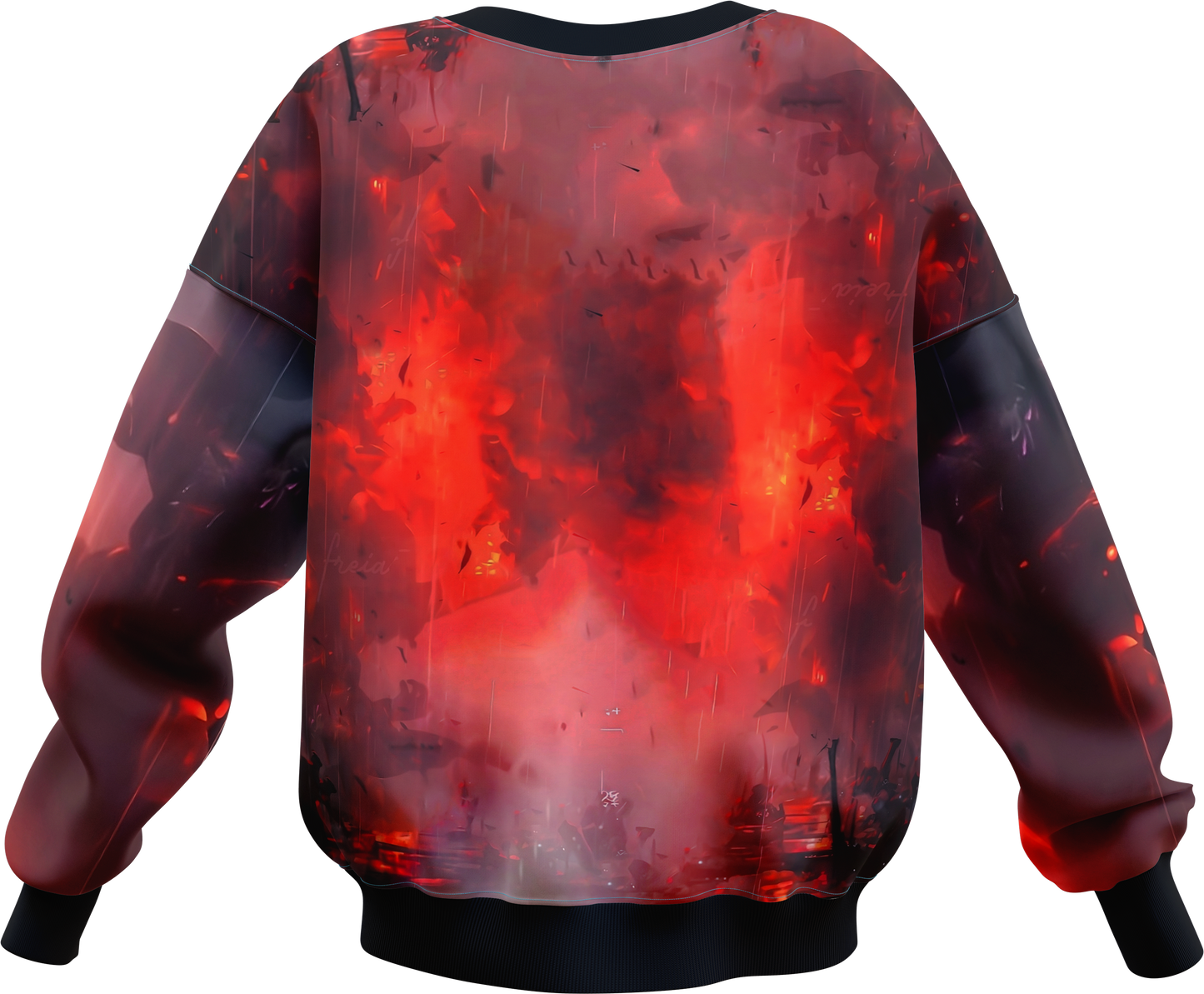 Fiery Samurai - SWEATSHIRT (UHD: Vibrant) - LIMITED EDITION🚨 | AIGenz