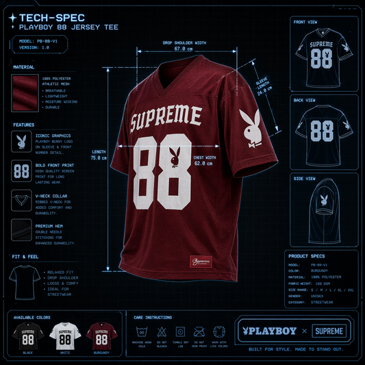 Sporty 'Supreme' light Premium Interlock Fabric Tee