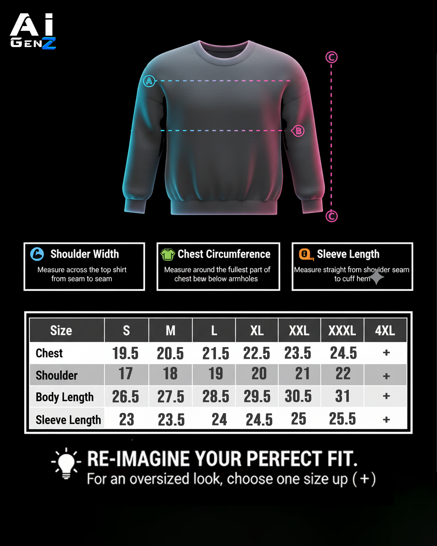 Glowing Aura Blue Tiger - SWEATSHIRT