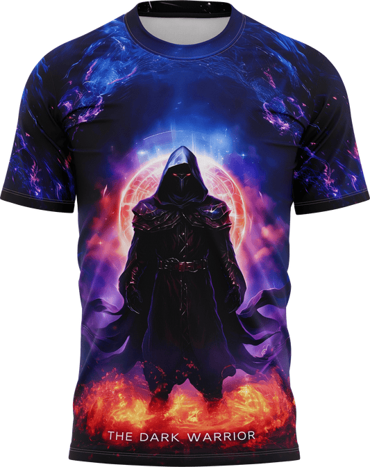 The Dark warrior Fully PRINTED 4320p GRAPHIC T-shirt  | AIGenz