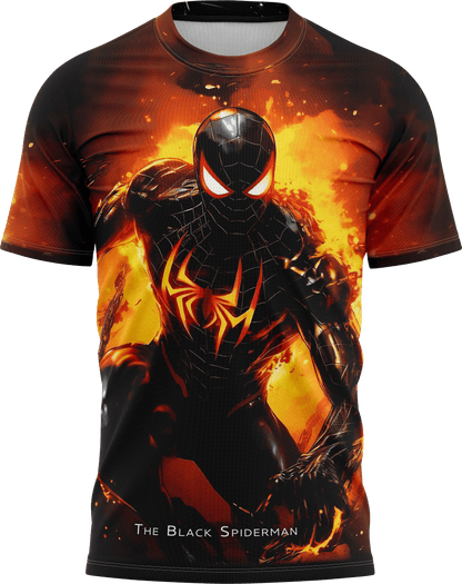 The Black Spiderman - 4320p GRAPHIC T-shirt  | AIGenz