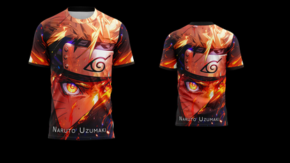 The Eye of Naruto Uzumaki 4K FULL Print Graphic T-Shirt | AIGenz