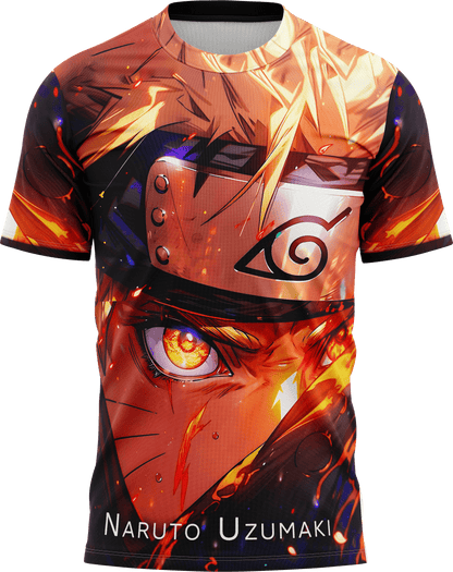 The Eye of Naruto Uzumaki 4K FULL Print Graphic T-Shirt | AIGenz