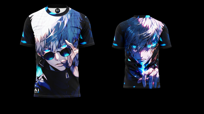 GOJO Satoru [Dual Print] UHD GRAPHIC T-shirt | AIGenz