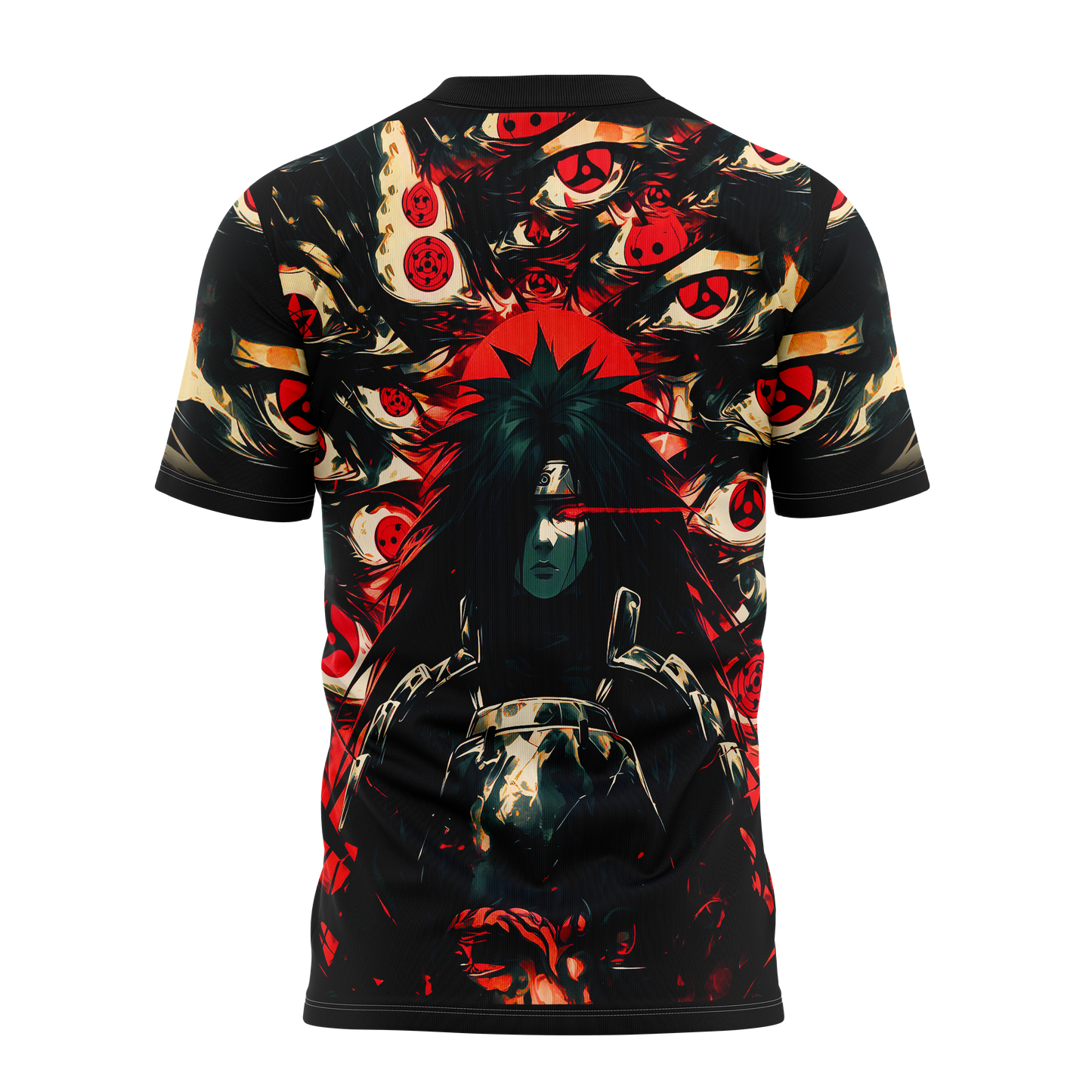 Madara Uchiha [Eternal Mangekyou] 4320p [FULL PRINT] Graphic Tshirt | AIGenz