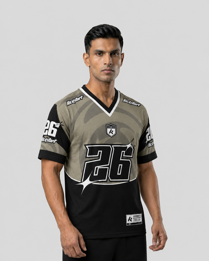 Kickstart: Sportswear 26 Athletics Kit Shadow Wave Typography Oversized T-Shirt