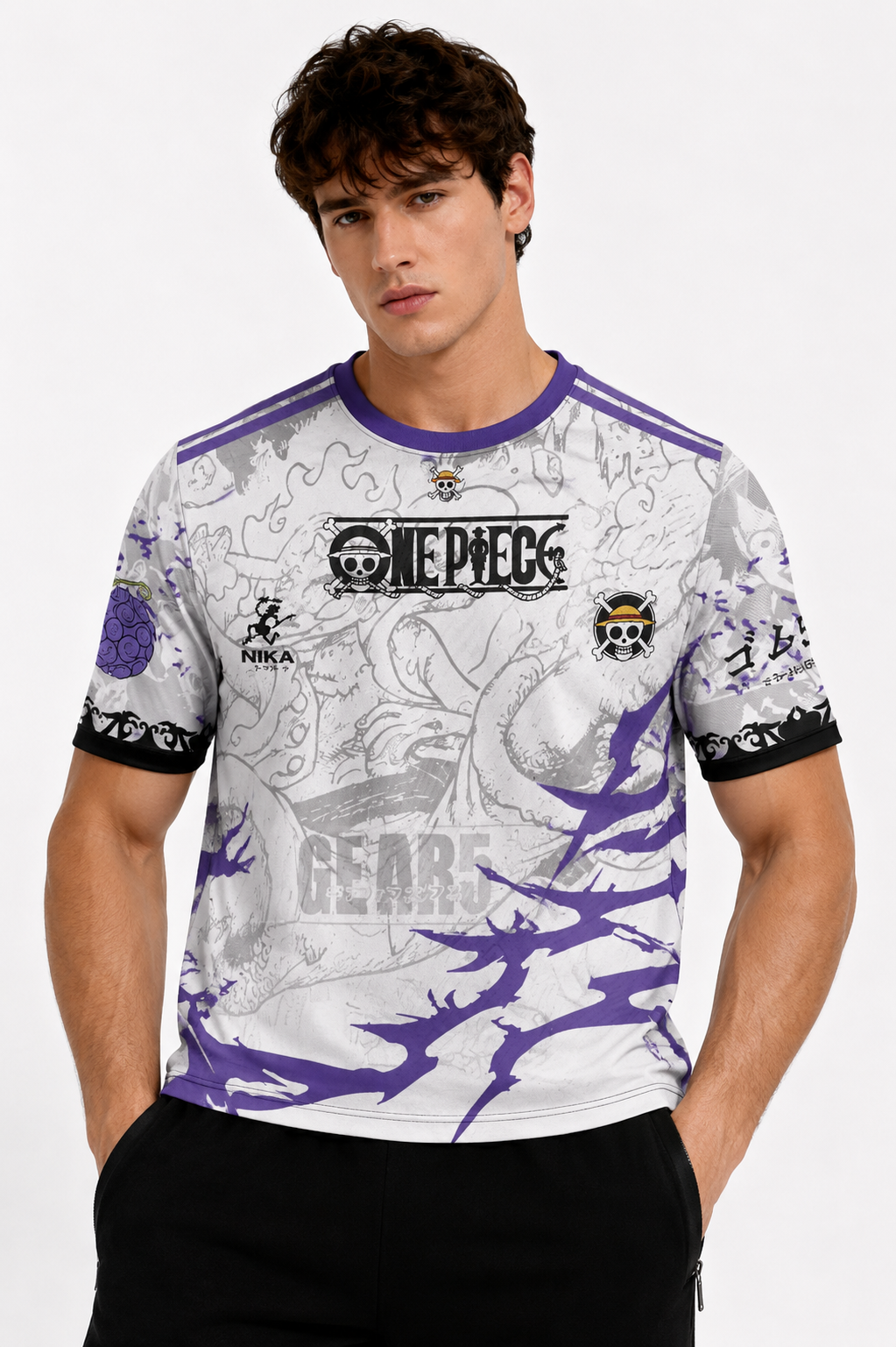 Naruto: Naruto 07 Japan National Kit Ethereal Sage Graphic Oversized T-shirt