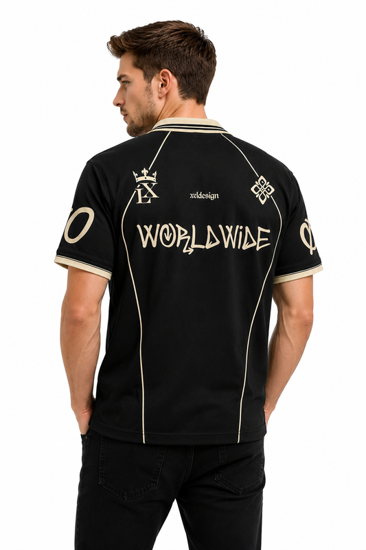 Worldwide: Elite 01 Global Unity Kit Gold Laurel Graphic Polo T-shirt