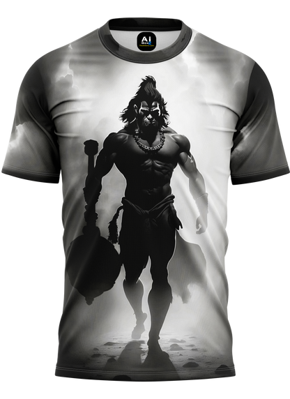 Almighty Immortal Lord Hanuman UHD Graphic T-shirt | AIGenz