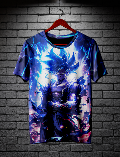 Goku Blue Electrolyte 2.0 GRAPHIC T-shirt | AIGenz