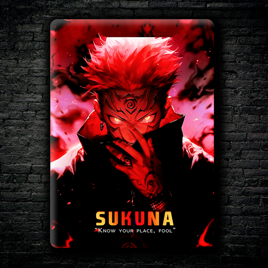 Jujutsu Kaisen: SUKUNA 01 | UHD Metallic Posters