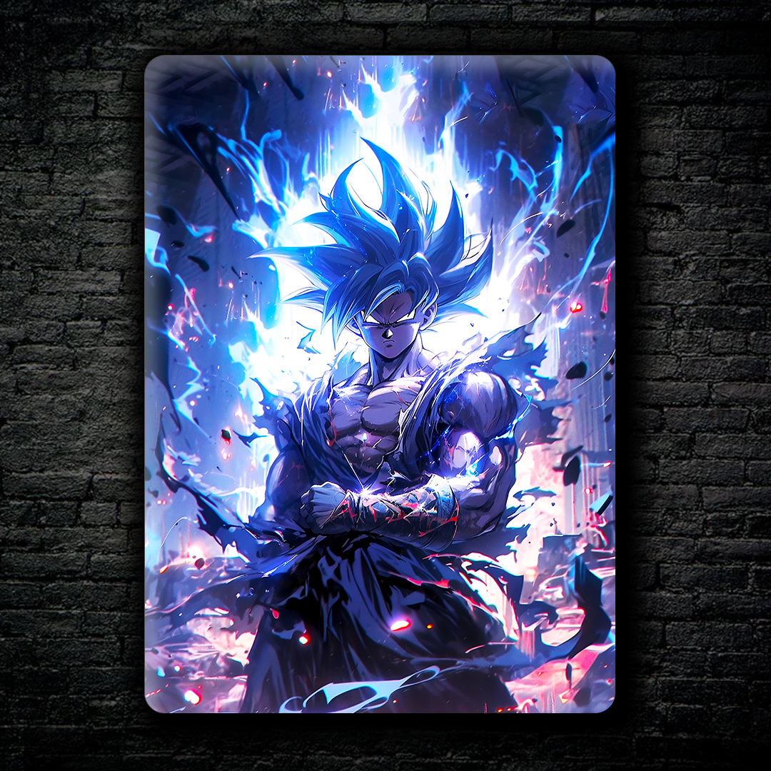 Goku Electrolyte 02 | UHD Metallic Posters