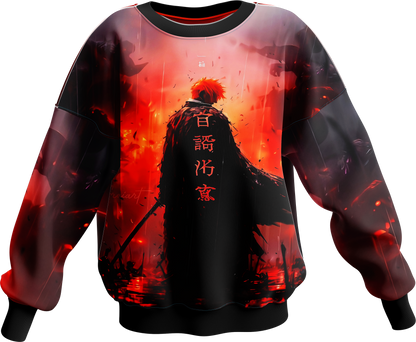 Fiery Samurai - SWEATSHIRT (UHD: Vibrant) - LIMITED EDITION🚨 |  AIGenz