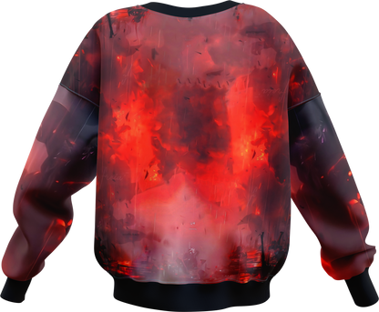 Fiery Samurai - SWEATSHIRT (UHD: Vibrant) - LIMITED EDITION🚨 |  AIGenz