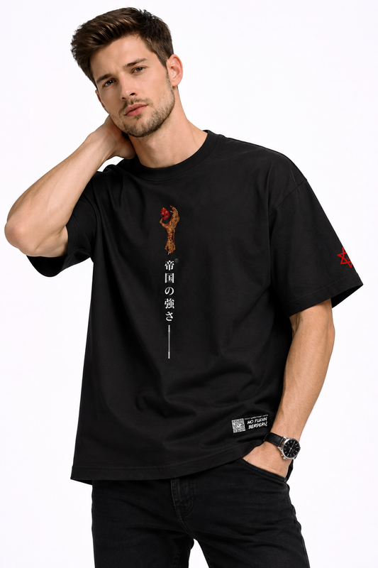 'Brand of Sacrifice' Guts Berserk Tee | Drop-Shoulder Graphic Oversized T-Shirt