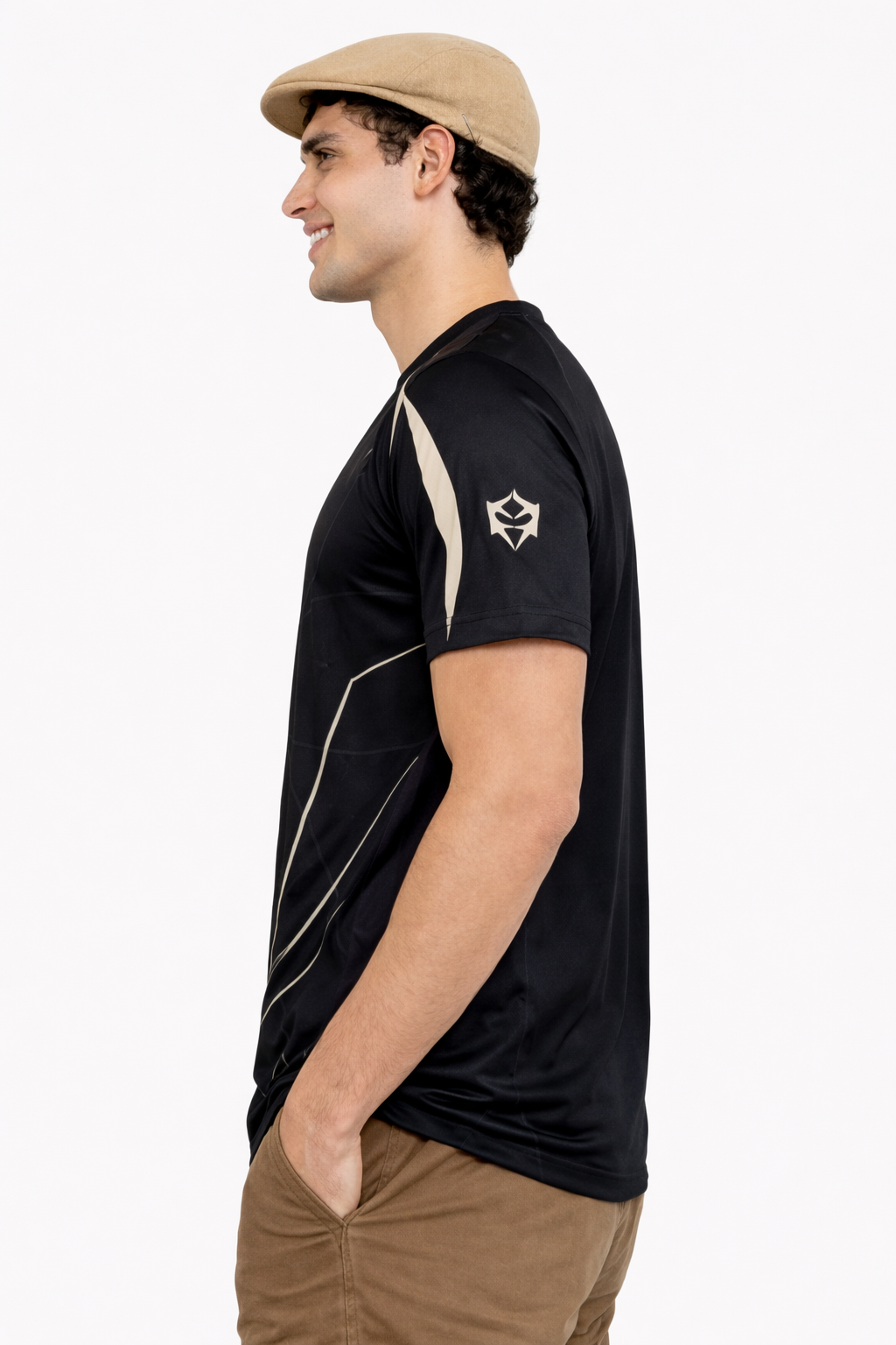 Vergence: Tech-Sport 99 Kinetic Astral Panelled Raglan Oversized T-shirt