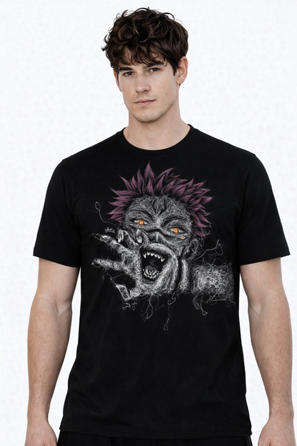 Jujutsu Kaisen: Sukuna 20 Cursed King Kit Malevolent Shimmer Graphic Oversized T-shirt