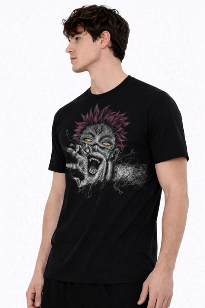 Jujutsu Kaisen: Sukuna 20 Cursed King Kit Malevolent Shimmer Graphic Oversized T-shirt