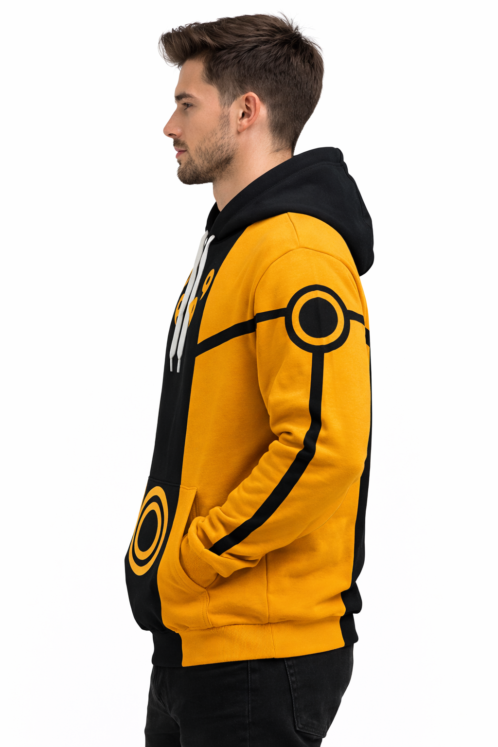 Naruto: Sage of Six Path Hoodie | Hoodie for Man Stylish | 300 GSM Rich Cotton Fleece Solid Oversized Fit Hooded Full Sleeve Oversized Hoodie